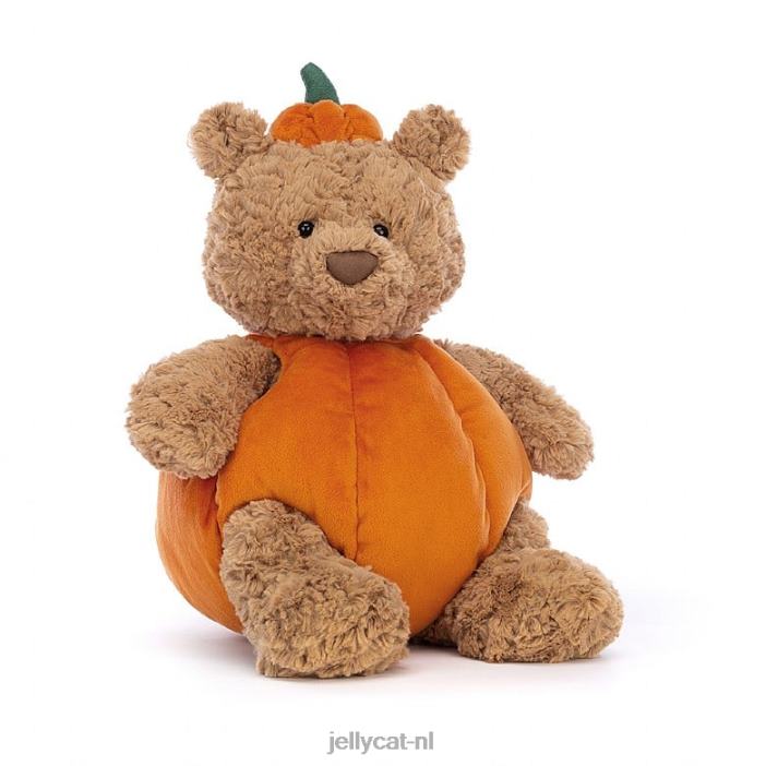 Jellycat bartholomeus beer pompoen bruin NJJ68177 speelgoed-