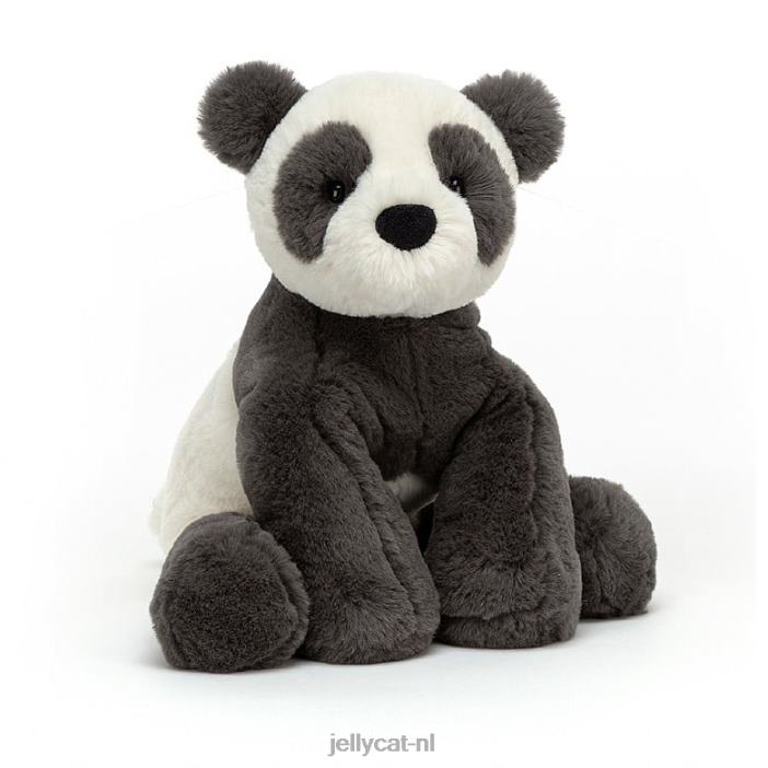 Jellycat knuffelpanda zwart en crème NJJ68437 speelgoed-