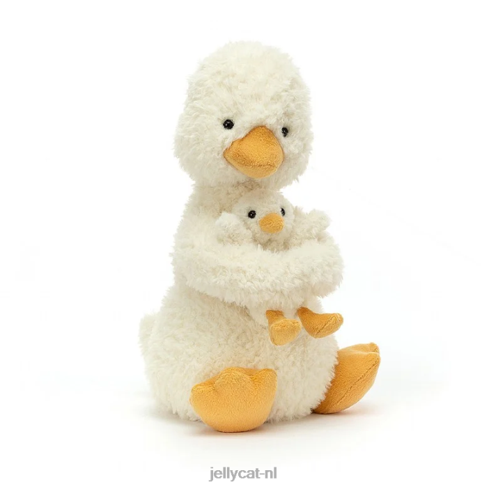Jellycat kruipt eend geel NJJ68284 speelgoed-