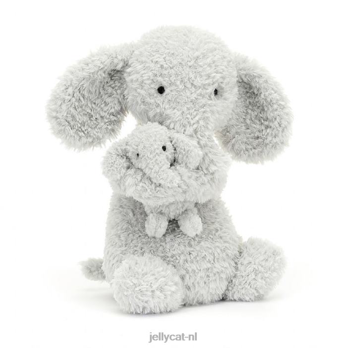 Jellycat kruipt olifant grijs NJJ68349 speelgoed-