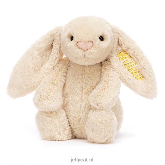 Jellycat gepersonaliseerde verlegen luxe konijntje wilg medium beige NJJ68237 speelgoed-