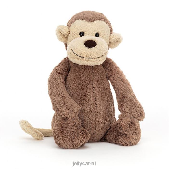 Jellycat verlegen aap bruin NJJ68197 speelgoed-