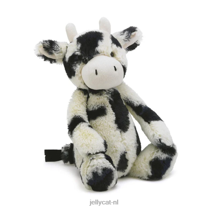 Jellycat verlegen kalf zwart en wit NJJ68607 speelgoed-