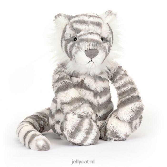 Jellycat verlegen sneeuwtijger grijs en wit NJJ68609 speelgoed-
