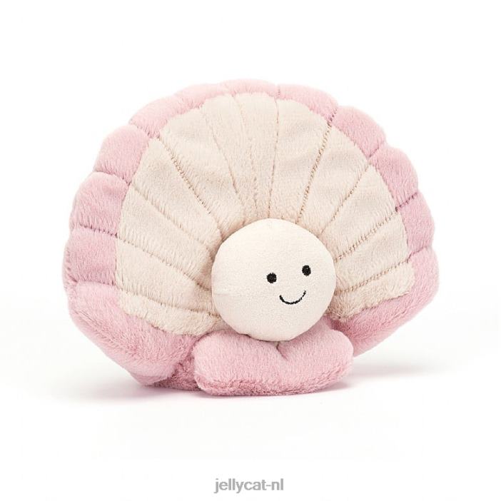 Jellycat Clemmie mossel beige NJJ68113 speelgoed-