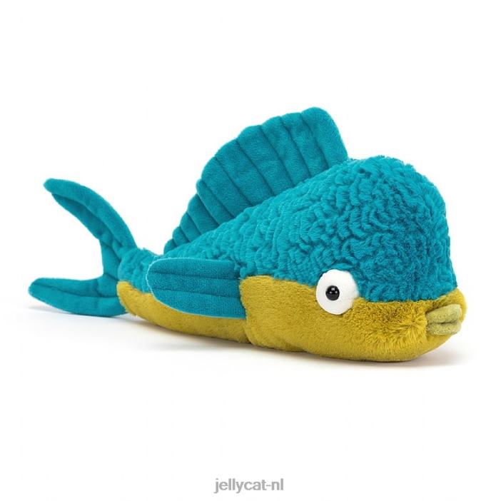 Jellycat delano dorado vis meerkleurig NJJ68386 speelgoed-