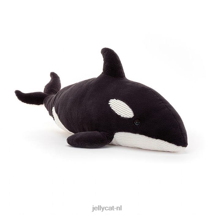 Jellycat olivander de orka zwart en wit NJJ68405 speelgoed-