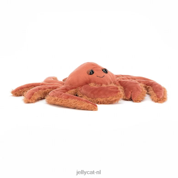 Jellycat spindelschenkel krab oranje NJJ68444 speelgoed-