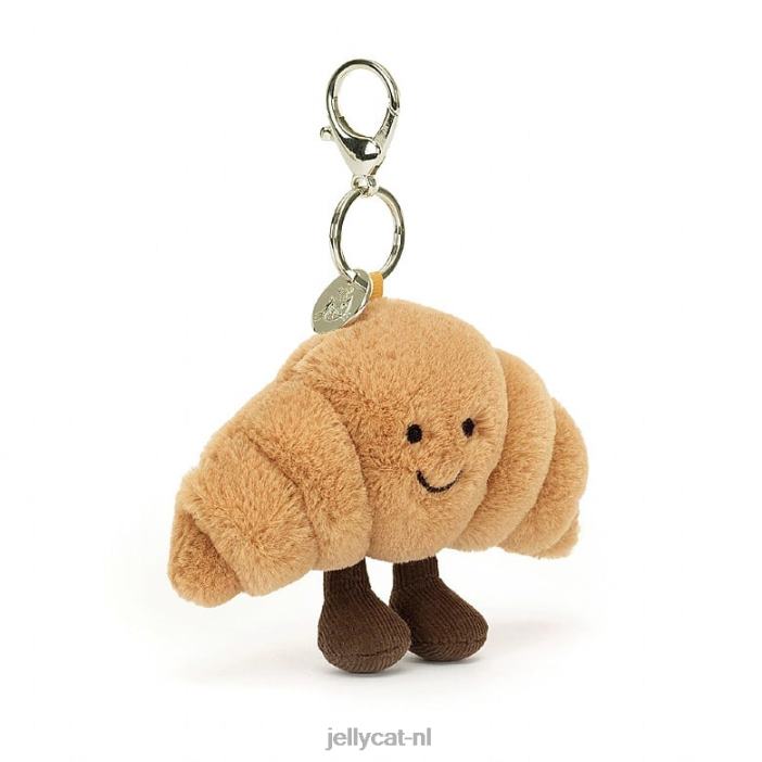 Jellycat leuk croissanttasje bedel beige NJJ6817 accessoire