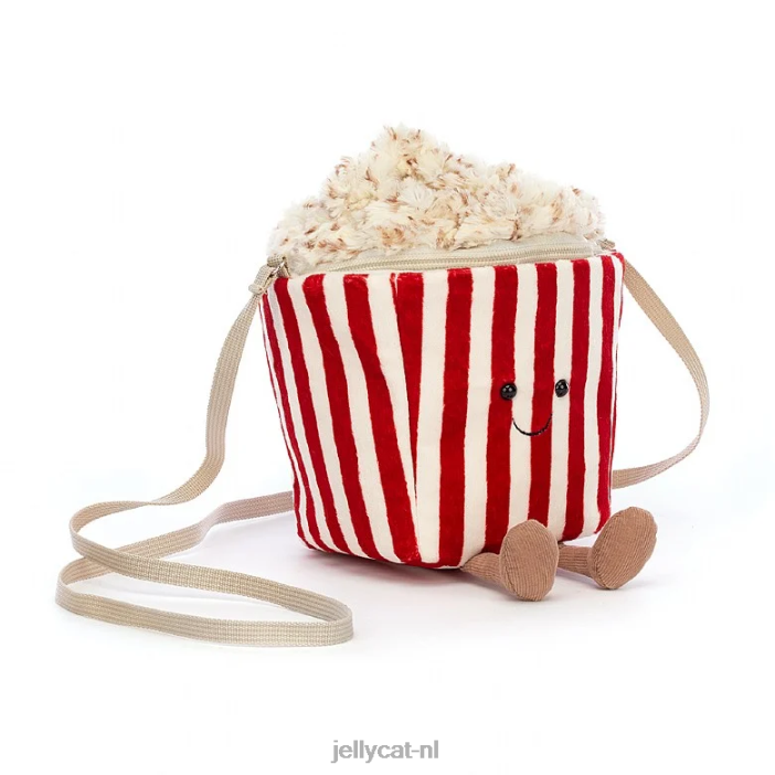 Jellycat leuk popcornzakje meerkleurig NJJ68128 tas